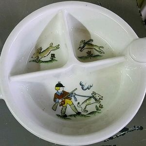 Vintage Divided Baby Dish
